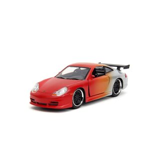 JADA TOYS JAD 34663 Jada 1/32 "Pink Slips" Porsche 911 GT3 RS - Primer Red/Orange/Silver