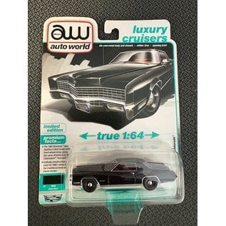 AUTOWORLD AW 07357 1967 CADILLAC ELDORADO SABLE BLACK 1/64 DIE-CAST