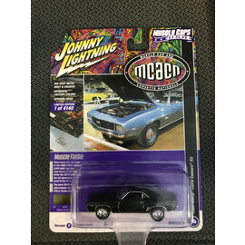 JOHNNY LIGHTNING JL 05404 1969 CHEVY COPO CAMARO RS FATHOM GREEN POLY MCACN 1/64 DIE-CAST