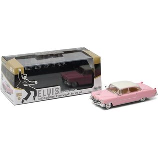 GREENLIGHT COLLECTIBLES GLC 86491 1955 CADILLAC FLEETWOOD SERIES 60 PINK 1/43 DIE-CAST (ELVIS)