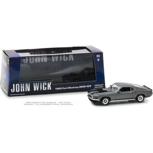 GREENLIGHT COLLECTIBLES GLC 86540 1969 FORD MUSTANG BOSS 429 1/43 DIE-CAST (JOHN WICK)