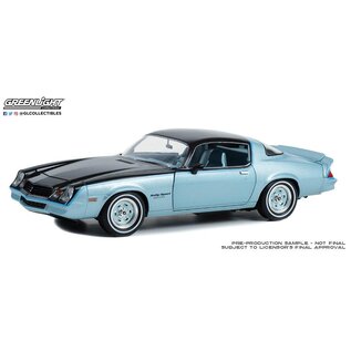 GREENLIGHT COLLECTIBLES GLC 13664 1978 CHEVROLET CAMARO RALLY SPORTBLUE & BLACK1/18 DIE-CAST