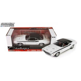 GREENLIGHT COLLECTIBLES GLC 13668 1971 DODGE CHALLENGER R/T WHITE 1/18 DIE-CAST