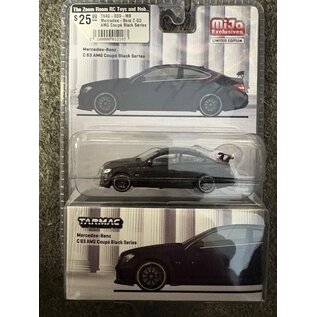TARMAC WORKS T64G-009-MB Mercedes-Benz C 63 AMG Coupé Black Series - Matte Black - Tarmac Works - 1/64