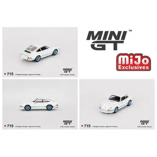 TSM MGT 00715 Porsche 911 Carrera RS 2.7 Grand Prix White with Blue Livery - Mini GT - 1/64
