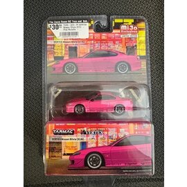 TARMAC WORKS T64G-023-PI VERTEX Nissan Silvia (S15) - Pink Metallic - Tarmac Works - 1/64