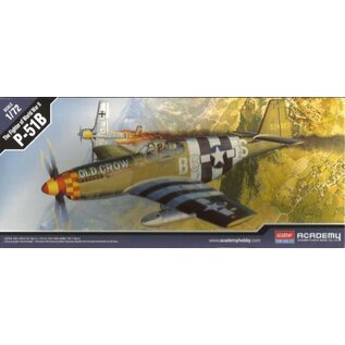 Academy/Model Rectifier Corp. ACA 12464 P51B MUSTANG 1/72 MODEL KIT