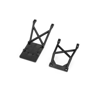 TRAXXAS TRA 3623-BLK Traxxas Skid plates, front & rear (black)
