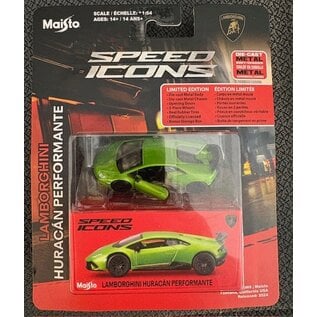 MAISTO MAI 15705 Lamborghini Huracan Performante - Green - Maisto Speed Icons - 1/64