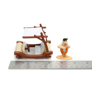 JADA TOYS JAD 33382 Jada 1/32 "Hollywood Rides" The Flintmobile - Fred Flintstone