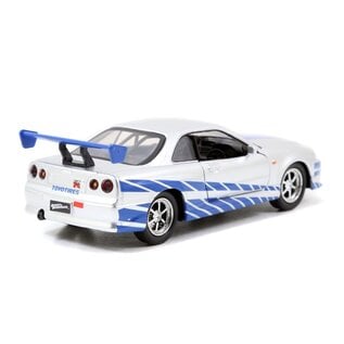 JADA TOYS JAD 97184 Jada 1/32 "Fast & Furious" Brian's Skyline GT-R (R34) Silver