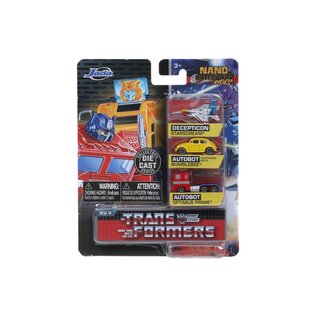 JADA TOYS JAD 31761 Jada 1.65" "Nano Hollywood Rides" G1 Transformers