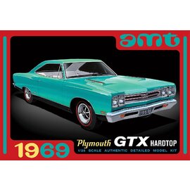 AMT AMT 1483 AMT 1969 Plymouth GTX Hardtop 1/25 Model Kit (Level 2)