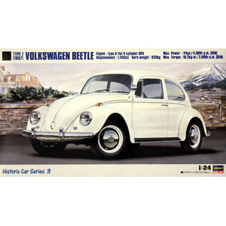 HASEGAWA HAS 21203 1/24 '67 Volkswagen Beetle PLASTIC MODEL
