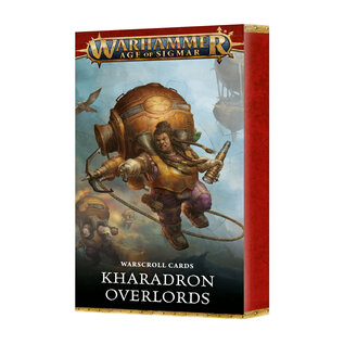 GAMES WORKSHOP WAR 60050205005 AOS WARSCROLL CARDS KHARADRON OVERLORDS
