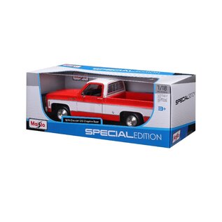 MAISTO MAI 31467 Maisto 1/18 SE 1974 Chevrolet C10 Cheyenne Super - Red/White