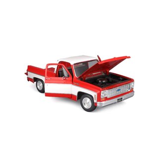MAISTO MAI 31467 Maisto 1/18 SE 1974 Chevrolet C10 Cheyenne Super - Red/White