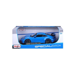 MAISTO MAI 31458 Maisto 1/18 SE 2022 Porsche 911 GT3 - Blue