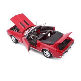 MAISTO MAI 31684 Maisto 1/18 SE 1967 Chevrolet Camaro SS 396 Convertable - Red