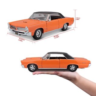 MAISTO MAI 31885OR Maisto 1/18 SE 1965 Pontiac GTO (Hurst Edition) - Orange