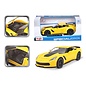 MAISTO MAI 31133-YELLOW Maisto 1/24 SE 2015 Chevrolet Corvette ZO6 - Yellow