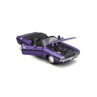 MAISTO MAI 31264 Maisto 1/24 SE 1970 Dodge Challenger R/T Convertible - Purple