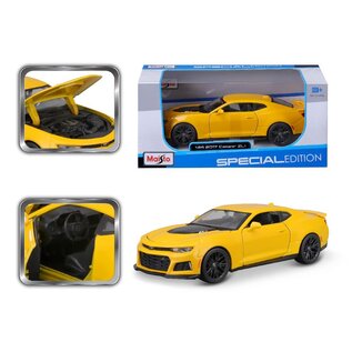 MAISTO MAI 31512-YEL Maisto 1/24 SE 2017 Chevrolet Camaro ZL1 - Metallic Yellow