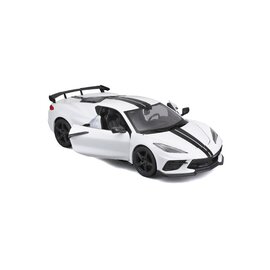 MAISTO MAI 31534-WH Maisto 1/24 SE 2020 Corvette Stingray Coupe High wing - White