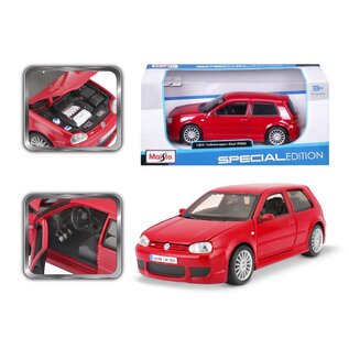MAISTO MAI 31290-RED Maisto 1/24 SE Volkswagen Golf R32 - Red