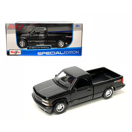 MAISTO MAI 32901-BLK 1993 CHEVROLET 454 SS PICK-UP BLACK 1/24 DIE-CAST