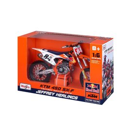 MAISTO MAI 32228 Maisto 1/6 Red Bull KTM Superbike SX 450 (2018) - #84 Herlings