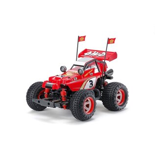 TAMIYA TAM 58685-60A COMICAL HOTSHOT GF-01CB CHASSIS W / RED PRE-PAINTED BODY