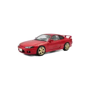 SOLIDO SOL S1812202 Solido - Nissan Silvia (S15) Spec-R Aero (Flame Red) RHD 1999 1/18 DIE-CAST
