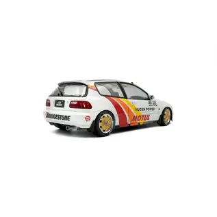 SOLIDO SOL S1810404 Solido - Mugen Honda Civic (EG6) (White) 1/18 DIE-CAST