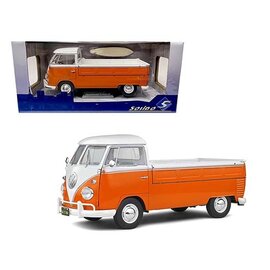 SOLIDO SOL S1806701 VW T1 PICK UP ORANGE WHITE 1950 1/18 DIE-CAST