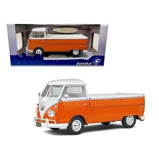 SOLIDO SOL S1806701 VW T1 PICK UP ORANGE WHITE 1950 1/18 DIE-CAST