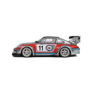 SOLIDO SOL S1808502 Solido - RWB Porsche 911 (993) "Martini" (Grey) 1/18 DIE-CAST (MINOR DAMAGE DISPLAY WINDOW)