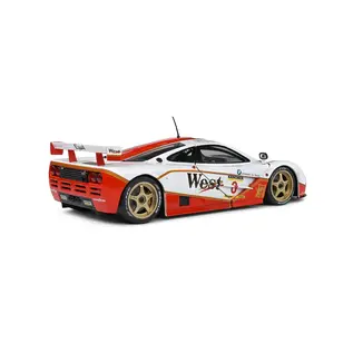 SOLIDO SOL S1804107 Solido - McLaren F1 GTR Short Tail (White) 1/18 DIE-CAST