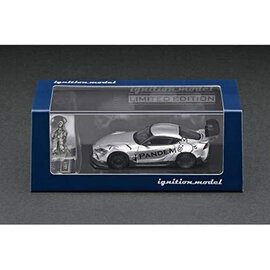 IGNITION MODELS IGM 2338 PANDEM TOYOTA Supra (A90) Silver With Mr.Miura 1/64 DIE-CAST