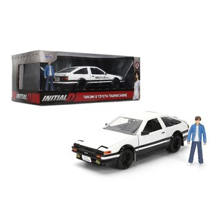 JADA TOYS JAD 34501 Jada 1/24 "Hollywood Rides" - Initial D - 1986 Trueno w/ Takumi