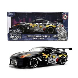 JADA TOYS JAD 36707 Jada 1/24 "Hollywood Rides" Godzilla, 2009 GT-R (R35) Ben Sopra