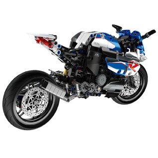 IM.MASTER IMM 6834 iM.Master Building Block Motorcycle - Blue/White - 542 pcs