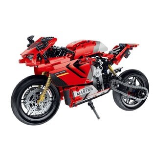 IM.MASTER IMM 6833 iM.Master Building Block Motorcycle - Red - 557 pcs