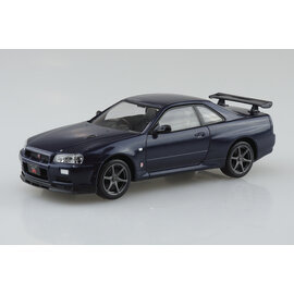 AOSHIMA AOS 20046 Aoshima 1/32 SNAP KIT #12-MP Nissan R34 Skyline GT-R (Midnight Purple III)