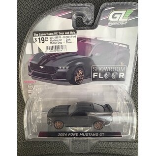 GREENLIGHT COLLECTIBLES GLC 68070-B 2024 Ford Mustang GT - Dark Matter Gray - Showroom Floor Series 7 - 1/64