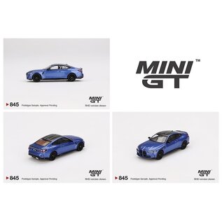 TSM MGT 00845 BMW M4 Competition (G82) Portimao Blue - Mini GT - 1:64