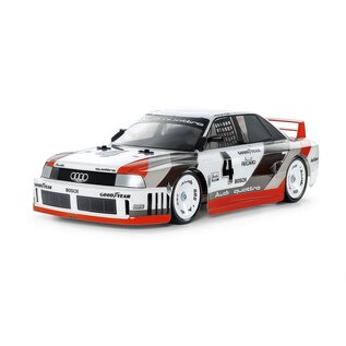 TAMIYA TAM 47511-600 AUDI 90 QUATTRO RACING TT-02 CHASSIS WITH PRE-PAITNTED BODY 1/10 W/ESC