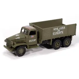 JOHNNY LIGHTNING JL 07896 GMC CCKW 6X6 TROOP CARRIER VERSION B VICTORY & TRIBUTE 1/64 DIE-CAST