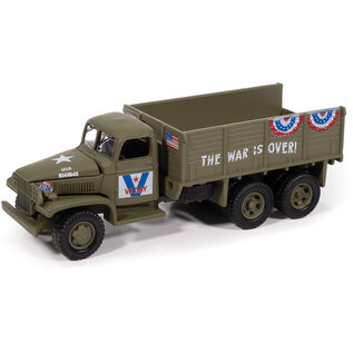 JOHNNY LIGHTNING JL 07890 GMC CCKW 6X6 TROOP CARRIER VERSION A VICTORY & TRIBUTE 1/64 DIE-CAST