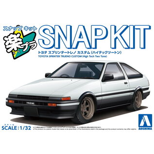 AOSHIMA AOS 06911 Aoshima 1/32 Snap Kit #11Cu-Wb Toyota Sprinter Trueno Custom Wheel (High Tech Two Tone)